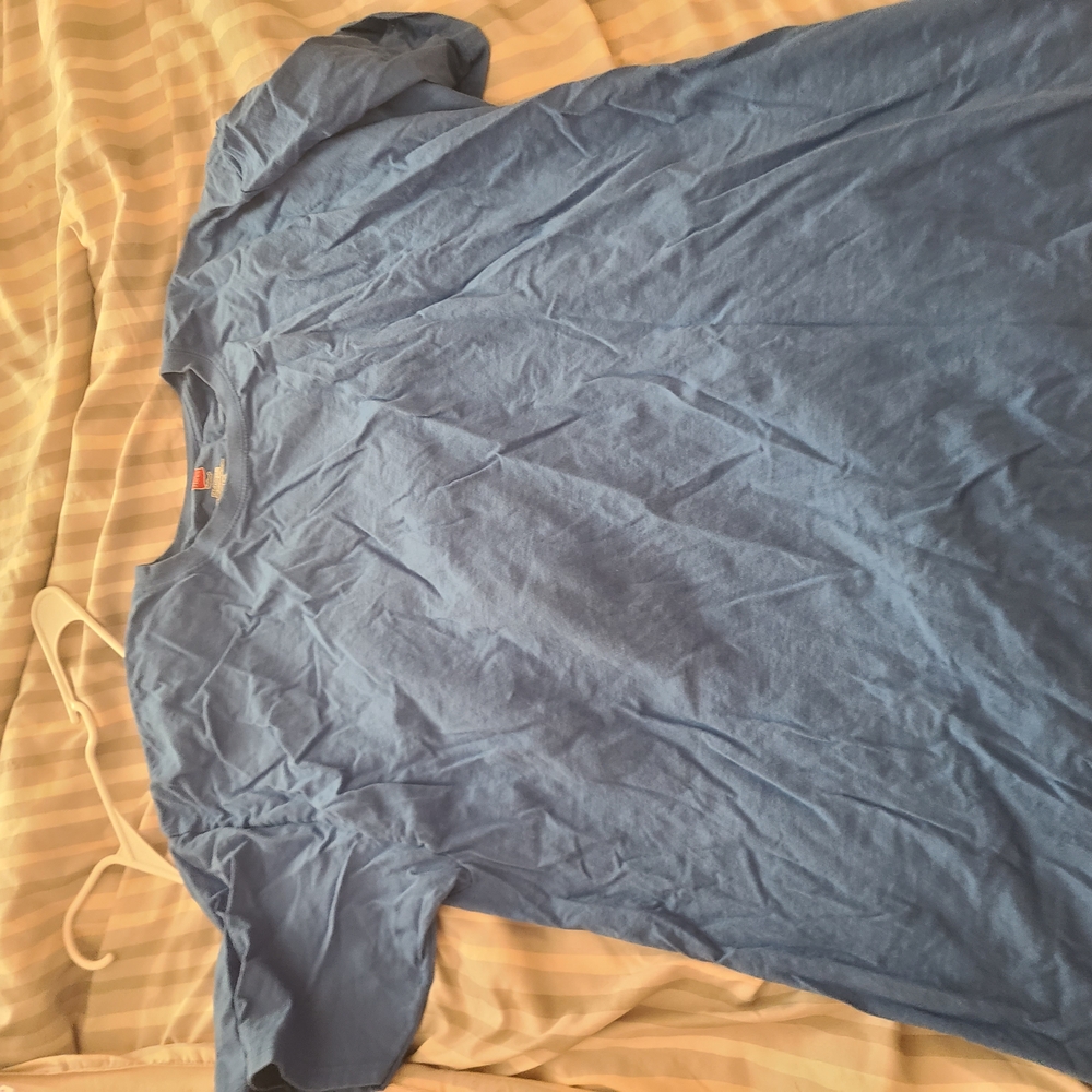 Hanes Blue Short Sleeve Tee